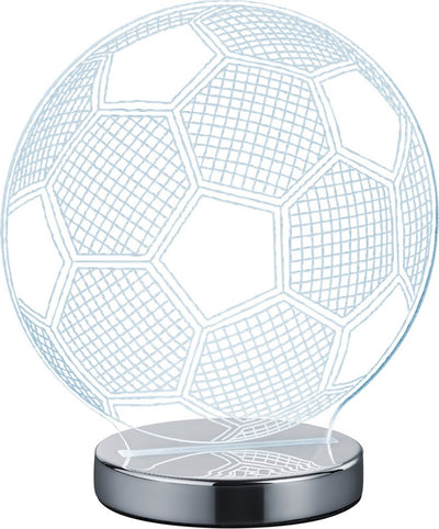 Rl live your light reality ball - tafellamp - chroom - incl. 1x smd 7 w - snoerschakelaar - instelbare lichtkleur - niet dimbaar