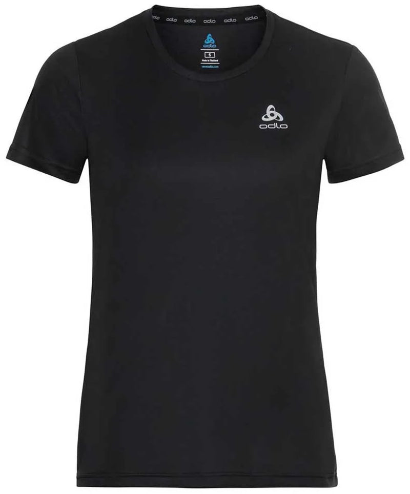 Odlo essential flyer hardloopshirt - vrouwen - zwart - xs