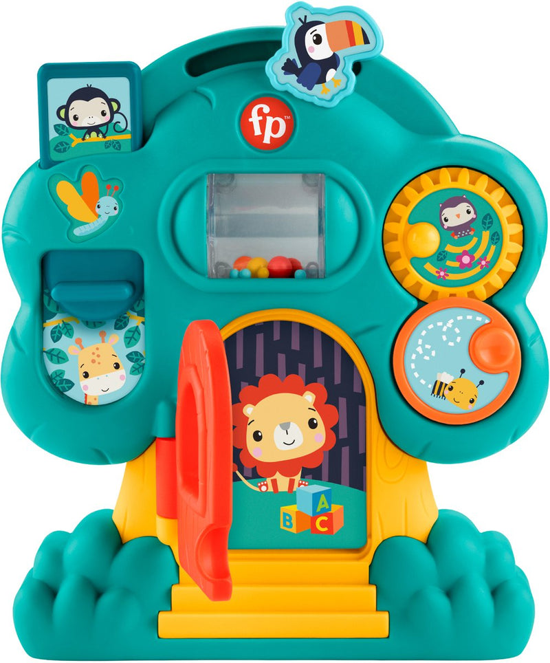 Fisher-price animal friends discovery treehouse, 0,5 jaar, geluid, kunststof, meerkleurig