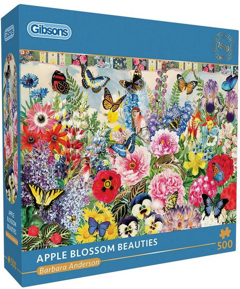 Gibsons - apple blossom beauties (door barbara anderson) - 500 stukjes 48×34cm (b×h) - legpuzzel voor volwassenen