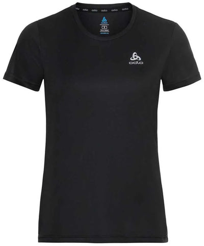 Odlo essential flyer hardloopshirt - vrouwen - zwart - m