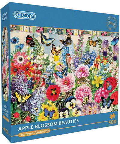 Gibsons - apple blossom beauties (door barbara anderson) - 500 stukjes 48×34cm (b×h) - legpuzzel voor volwassenen