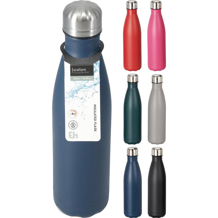 Isoleerfles roestvrijstaal 500ml