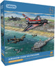 Gibsons - vliegshow boven eastbourne ( airshow over eastbourne ) - matthew emeny - 500 stukjes - 48×34cm - legpuzzel voor volwassenen
