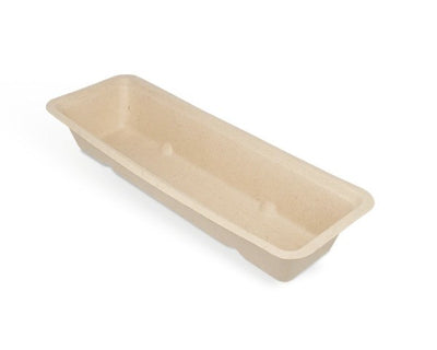Takeaware snackbakje a16 bagasse pfas-vrij (500 stuks)