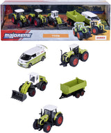 Majorette claas farm, 5dlg. - afbeelding 1