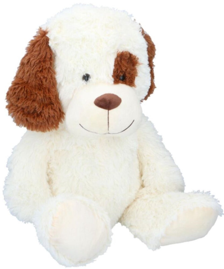 Sunkid plush dog sitting 60cm - compact formaat