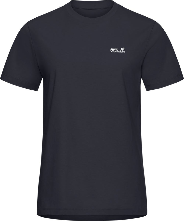 Jack wolfskin essential t w dames outdoorshirt-dark navy