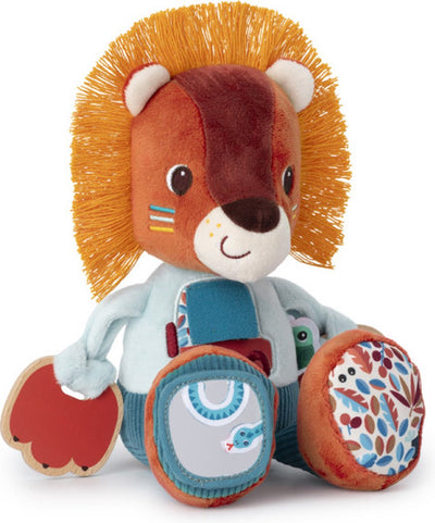 Lilliputiens - multi-activiteiten knuffel - jack de leeuw