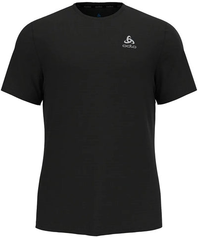 Odlo essential flyer hardloopshirt - mannen - zwart - l