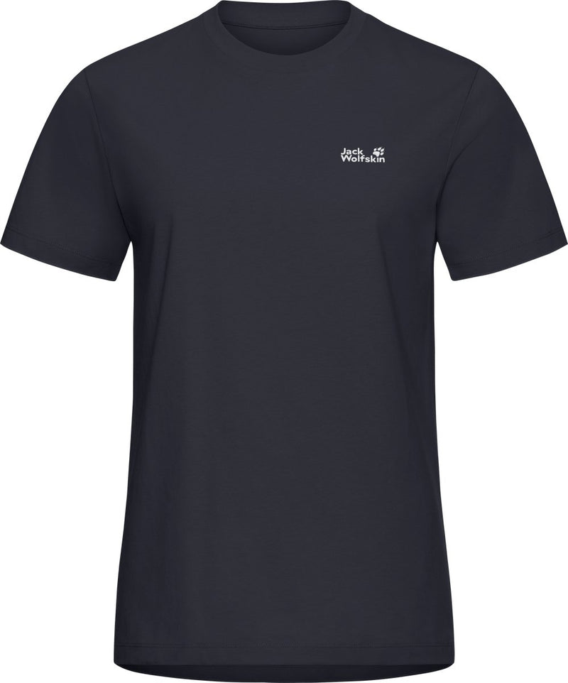Jack wolfskin essential t w dames outdoorshirt-dark navy