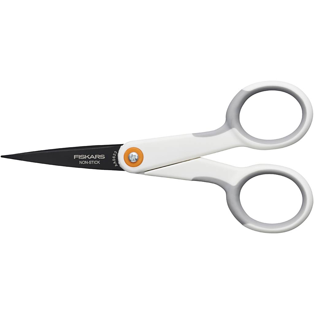 Creativ company fiskars algemene schaar non-stick rechtshandig - 12cm