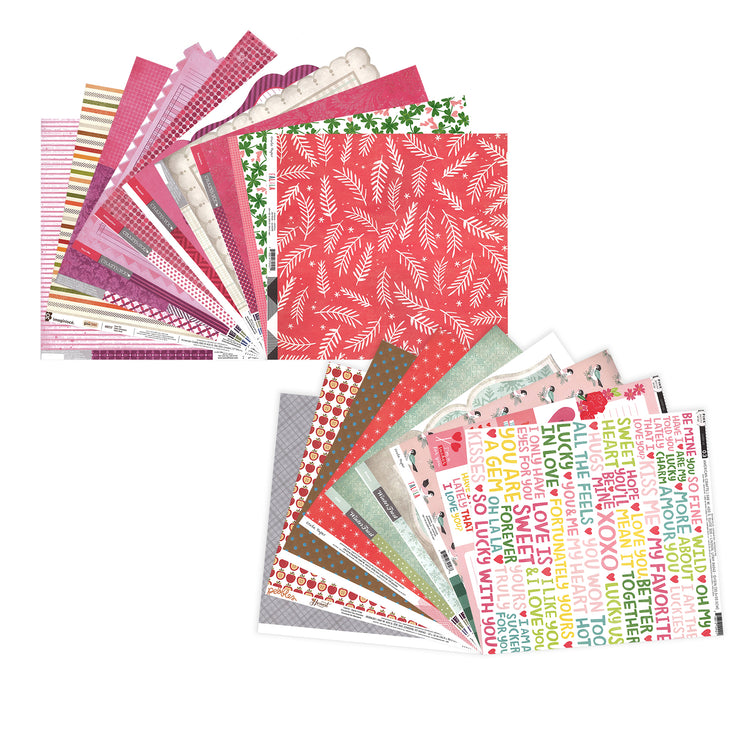 American crafts • scrapbookpapier assortiment 30,5x30,5cm 20pcs