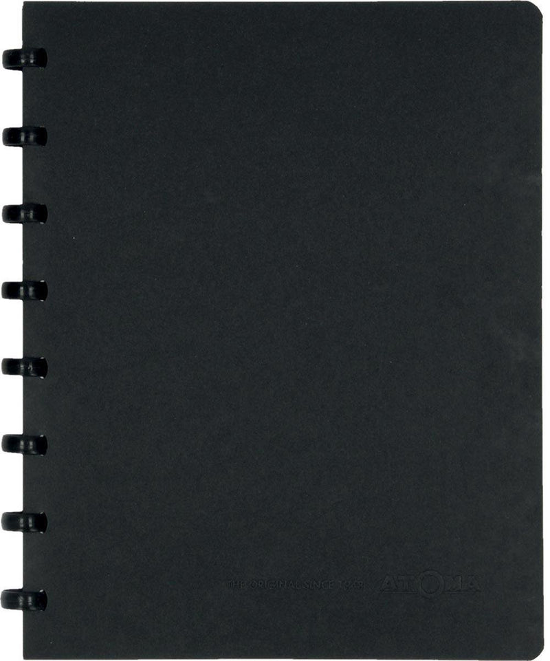 Atoma meetingbook, ft a5, zwart, gelijnd
