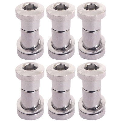 Bofix zadelpenbout inbus 16 mm - chroom (6 stuks)