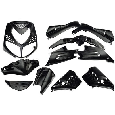Edge plaatset 13-delig voor peugeot speedfight 2 - metallic zwart