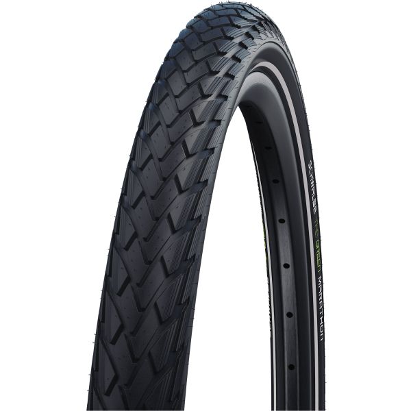 Schwalbe green marathon - wired - addix eco - greenguard - 27.5x1.65 - black + reflex