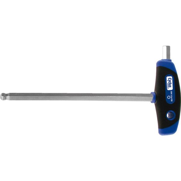 T-Greep kogelkop inbussleutel 8mm 200mm lang Cyclus 720616