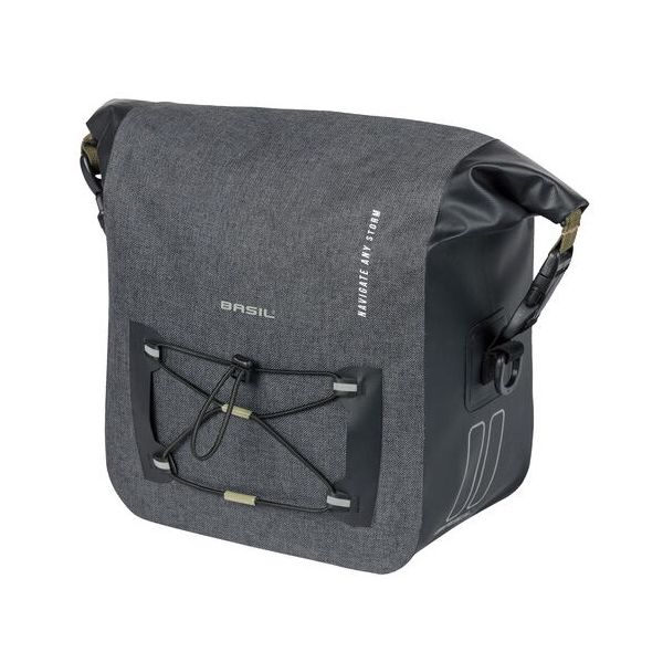 Basil Navigator Storm Stuurtas - sportieve fietsstuurtas, waterdicht, zwart