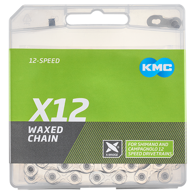 Kmc x12 waxed - silver (nickel plated)