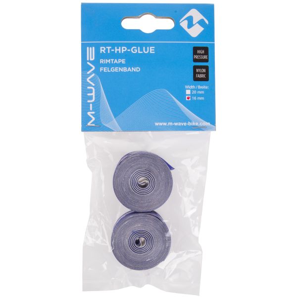 M-wave velglint 12-29 rt-hp-glue hoge druk 16 mm - blauw (1 set)