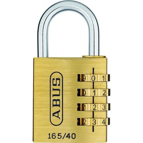 Abus cijferhangslot messing 165 40