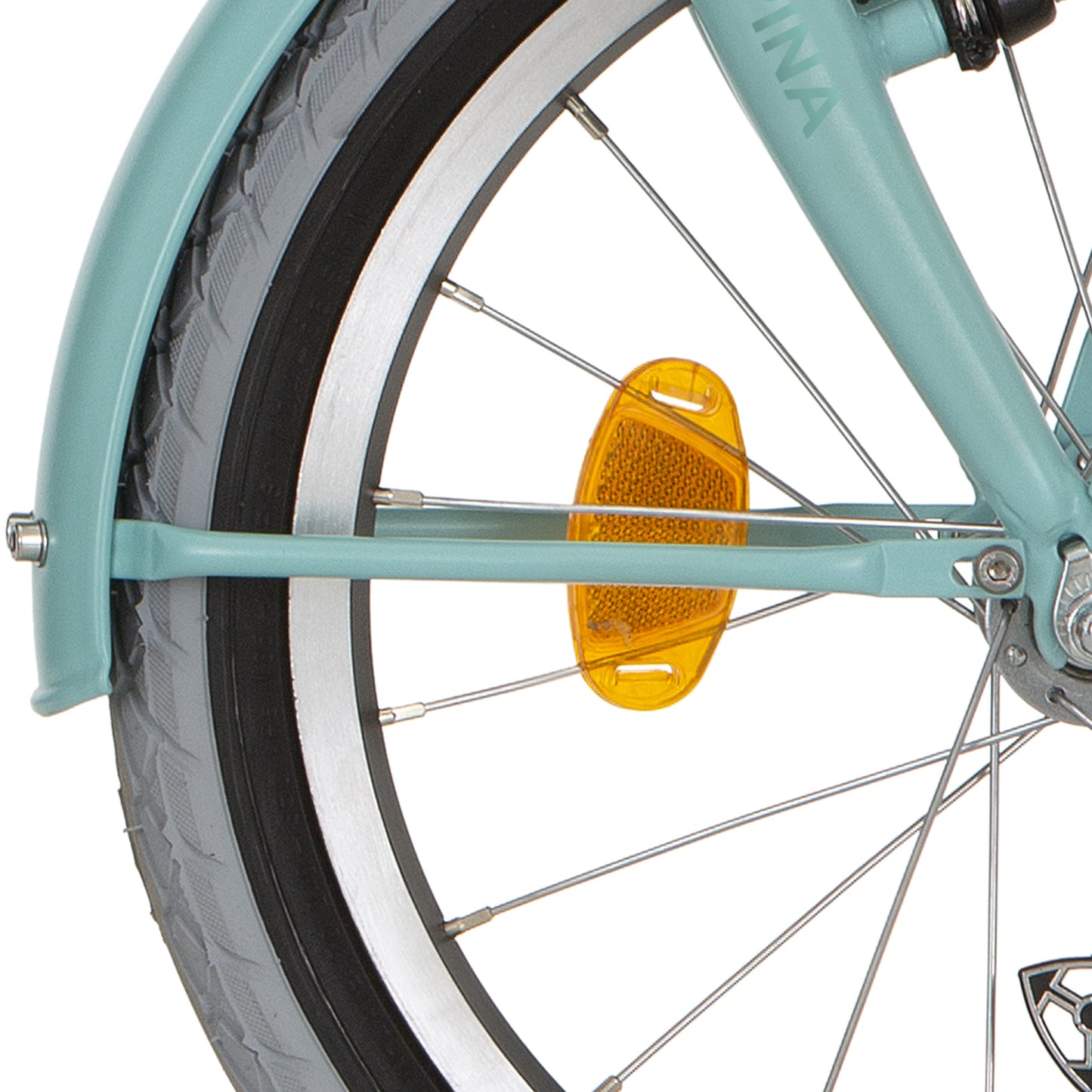 Alpina spatbordstang set 16 cargo light green matt