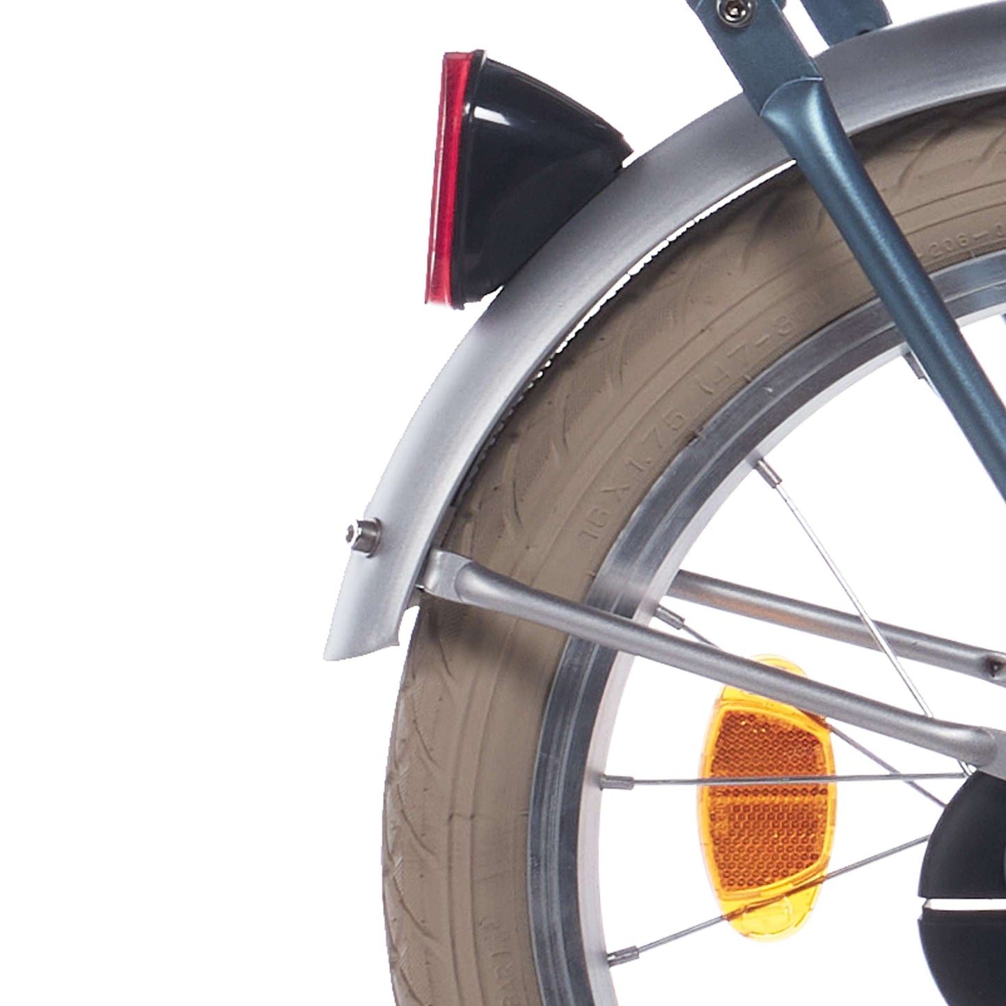 Alpina spatbord set + stang 16 cargo silver matt