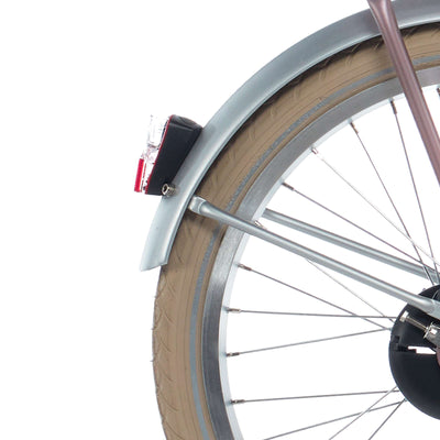 Alpina spatbord set + stang 22 cargo silver matt