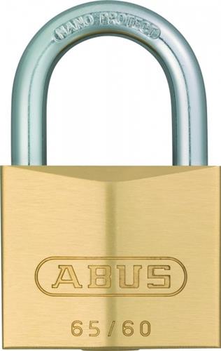 Abus Messing hangslot 65 20mm - Goud - Sleutelslot - 20mm - 3cm