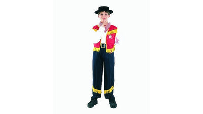 Clown kinderkostuum cowboy 7-9 jaar