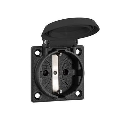 Abl machinecontactdoos 2p+r a zwart ip54 50x50mm (u)