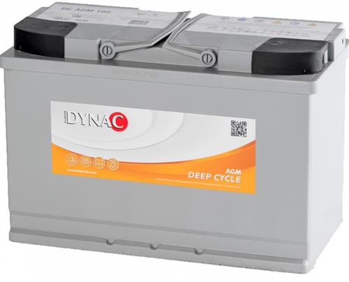 Dynac accu agm 12v 105ah semi tractie