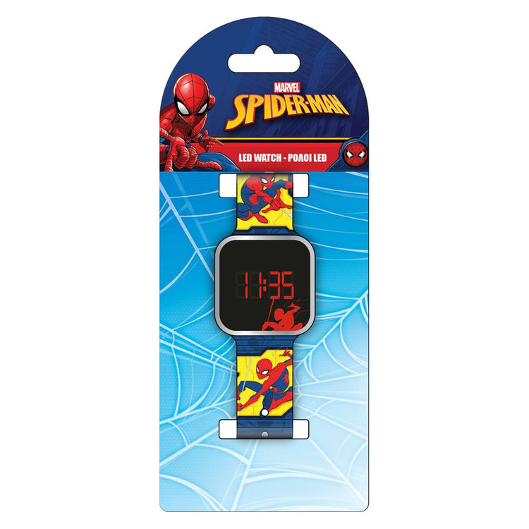 Horloge kinderen spiderman led watch (000508448)