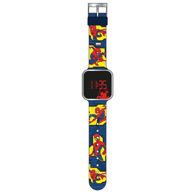 Horloge kinderen spiderman led watch (000508448)