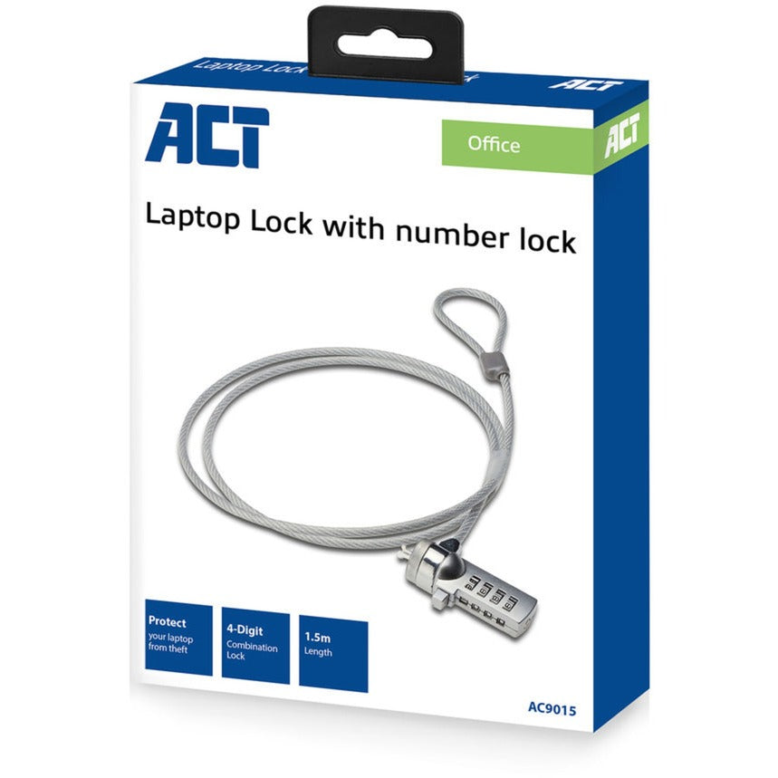 ACT Connectivity Laptopslot met cijfercode AC9015