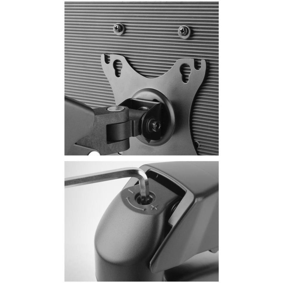 ACT Connectivity Monitorarm office met gasveer, 1 scherm