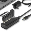 ACT Connectivity USB Hub 7 Port met stroomadapter
