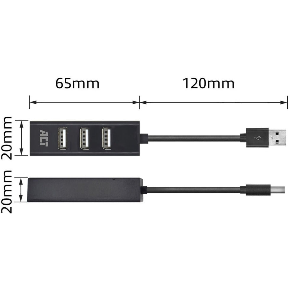 ACT Connectivity USB Hub mini 4 port