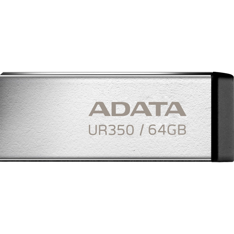 Adata ur350 64 gb usb-stick (nikkel zwart, usb-a 3.2 gen 1 (5 gbit s))
