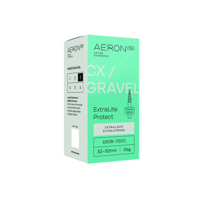 Aeron tpu aeron tpu cx gravel - extralite protect 32-52 presta valve 42 650b - 700c