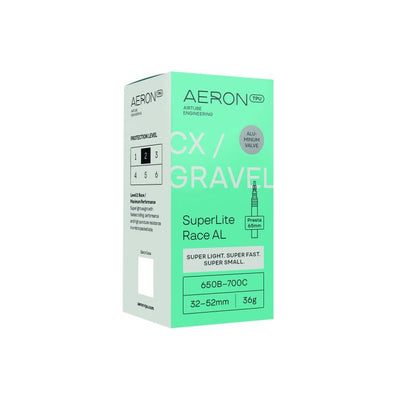 Aeron tpu aeron tpu cx gravel - superlite race al 32-52 presta valve 65 650b - 700c