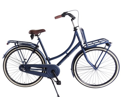 Aldo 28 inch omafiets cargo 61cm 3v jeans blauw