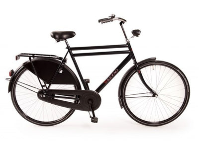 Aldo 28 inch opafiets dubbel buis 61cm mat zwart