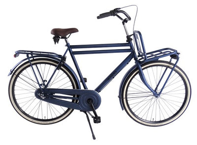 Aldo 28 inch opafiets cargo 3v 50cm jeans blauw