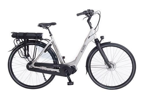 Aldo 28 inch e-bike sottovento 48cm sonic silver 504wh steps