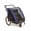 Polisport Kindertrailer met wandelkit grijs blauw