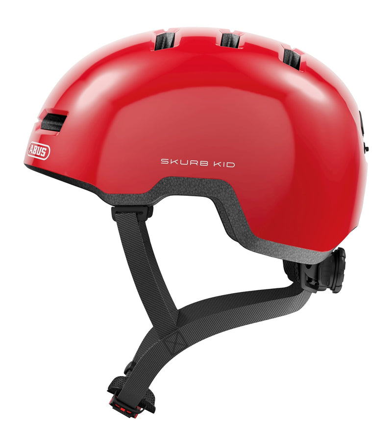 Abus helm skurb kid shiny red s 45-50cm