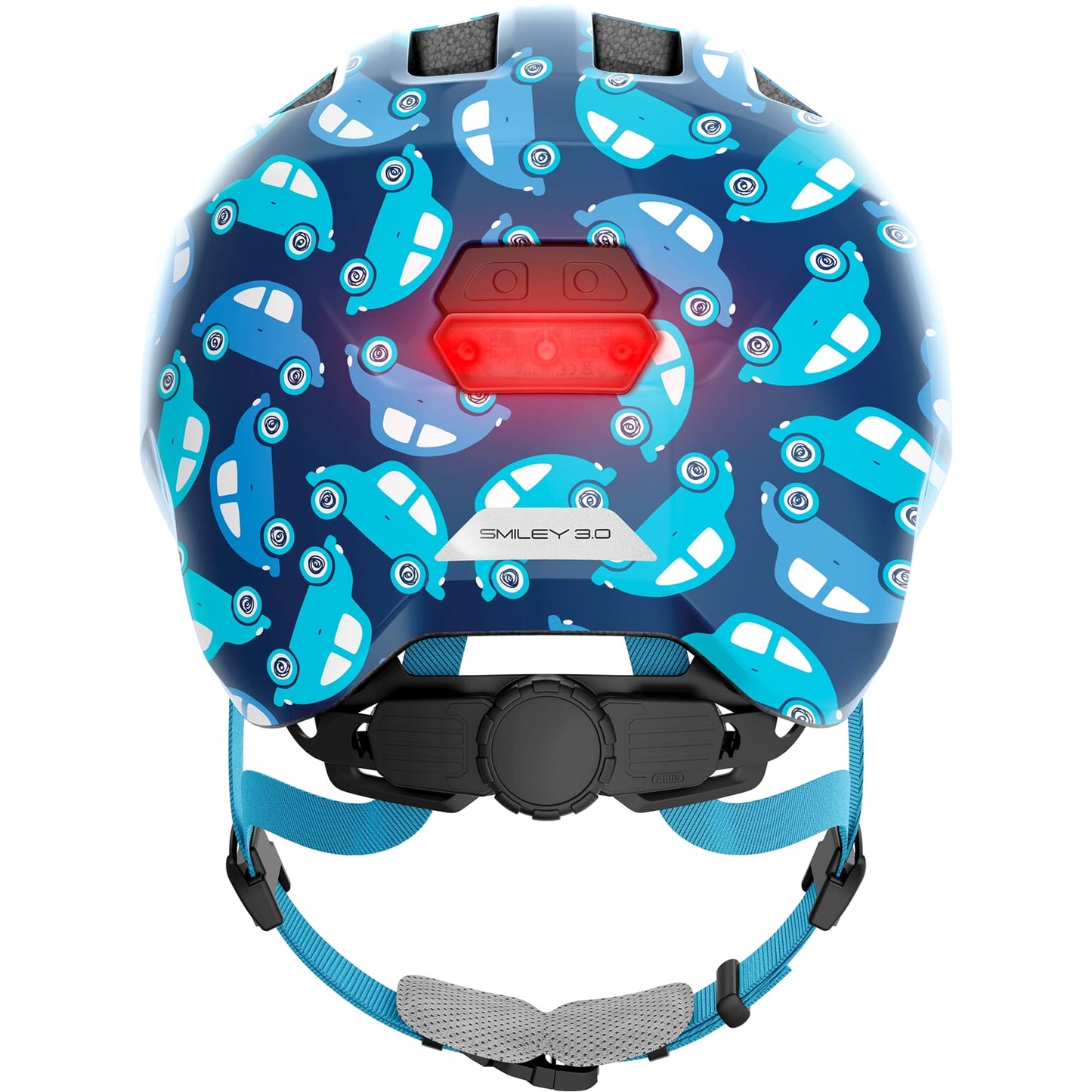 Abus Helm Smiley 3.0 LED blue car M 50-55cm