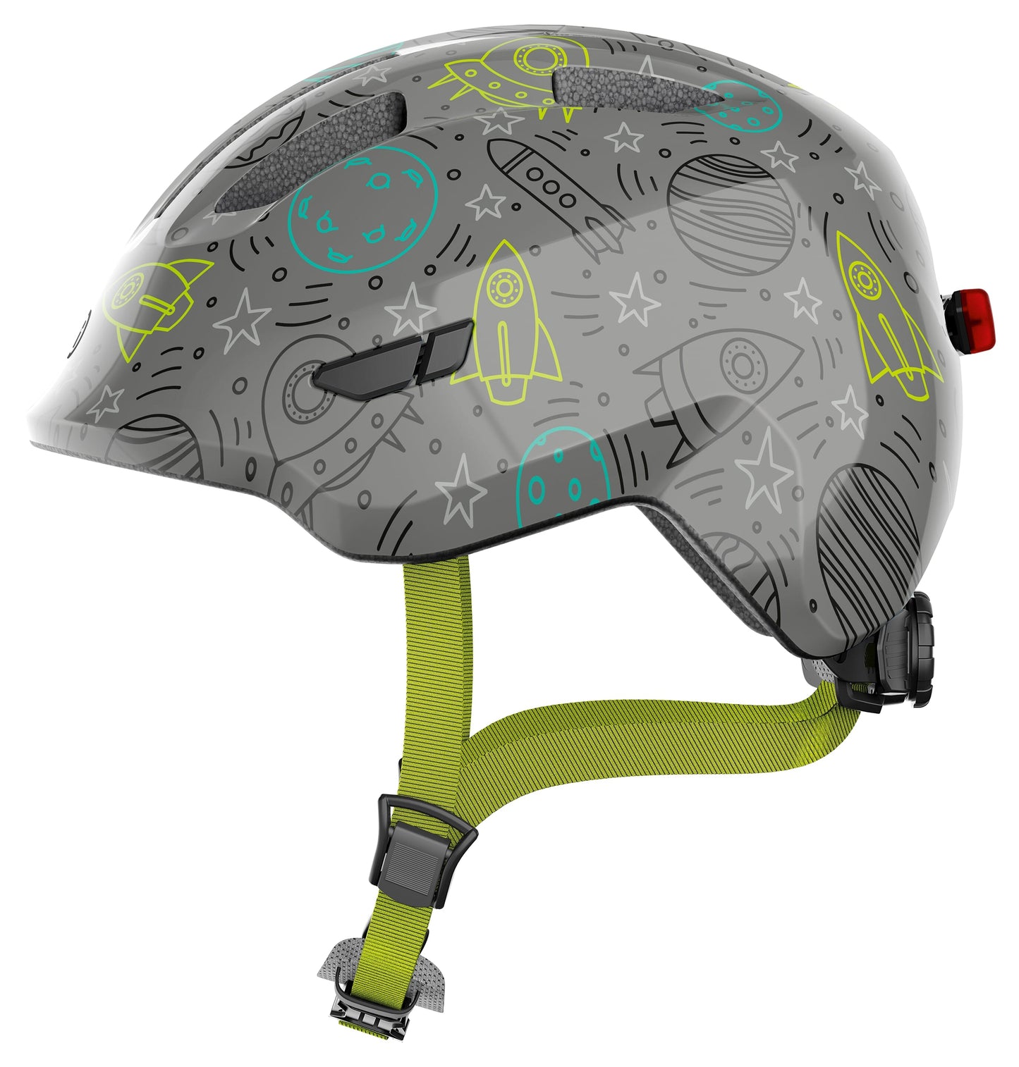Abus helm Smiley 3.0 LED Grijs space S 45-50cm